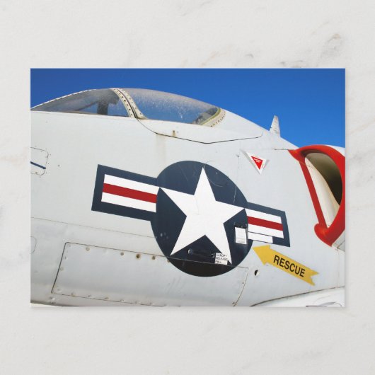 A4 Skyhawk Closeup Briefkaart (Voorkant)