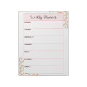 A4 Weekplanner Notitieblok (Linkerzijde)