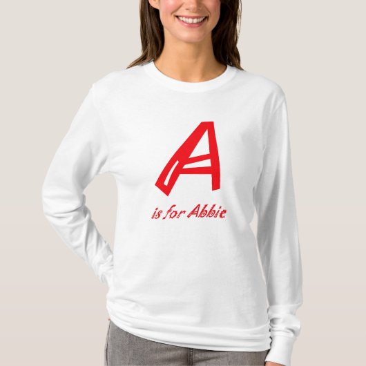 A4Abbie T-shirt (Voorkant)