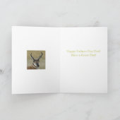 A5 het HoofdSchot van de Antilope van Pronghorn Kaart (Binnen)