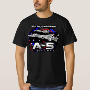 A5 Luchtvaart op vliegdekschip met supersonische b T-shirt