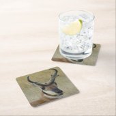 A5 Pronghorn Antelope Big Buck Head Kartonnen Onderzetters (Insitu)