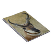 A5 Pronghorn Antelope Big Buck Head Shot Notitieboek (Rechterzijde)