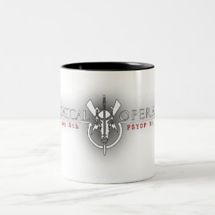 A5POB Kaffee Kup dark glow Tweekleurige Koffiemok