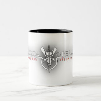 A5POB Kaffee Kup dark glow Tweekleurige Koffiemok