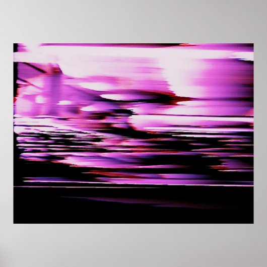 A60 Glitch Foto nr. 001 Afdruk Poster (Voorkant)