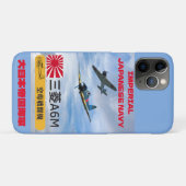 A6M MITSUBISHI "ZERO" GEVECHTSESKADER Case-Mate iPhone CASE (Achterkant (horizontaal))