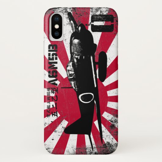 A6M nul Case-Mate iPhone Case (Achterkant)