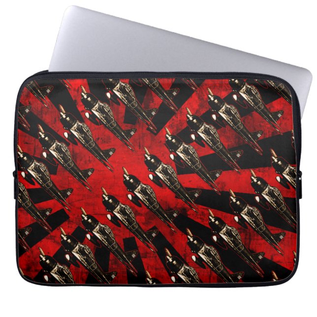 A6M nul Laptop Sleeve (Voorkant)