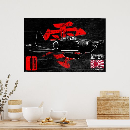 A6M nul Poster (Keuken)