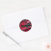 A6M nul Ronde Sticker (Envelop)