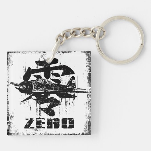 A6M nul Sleutelhanger (Achterkant)