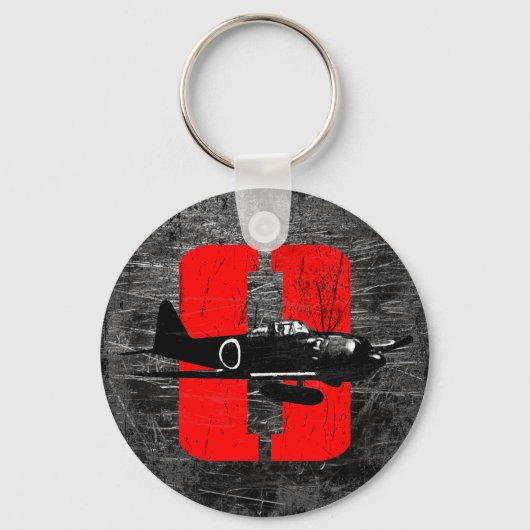 A6M nul Sleutelhanger (Voorkant)