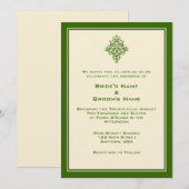 A7 Uitnodigingen voor eenvoudige weduwen en bosbou (Voorkant / Achterkant)