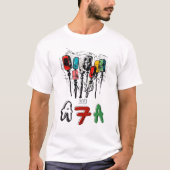 A7A أحا: De sarcastische Gaza-meme van Bassem Yous T-shirt (Voorkant)