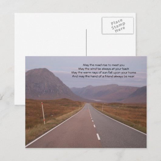 A82 Glen Coe Road Briefkaart (Voorkant / Achterkant)