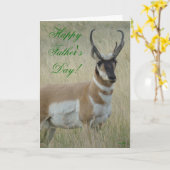 A9 Pronghorn Antelope Big Buck Kaart (Gele Bloem)