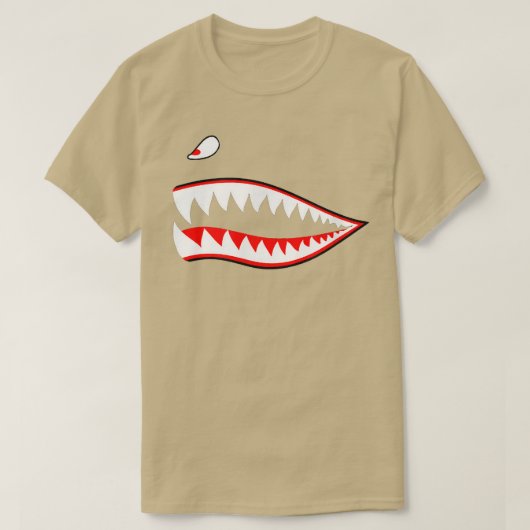 A-10 A10 Thunderbolt II 2 Warthog Shark Teeth Mout T-shirt (Design voorkant)