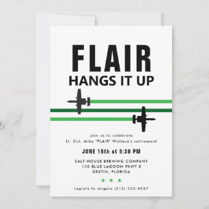 A-10 Aanval Fighter Jet Party Uitnodiging