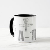 A-10 Blauwdruk Mok (Voorkant links)