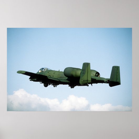 A-10 blikseminslag II Poster (Voorkant)