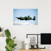 A-10 blikseminslag II Poster (Thuiskantoor)