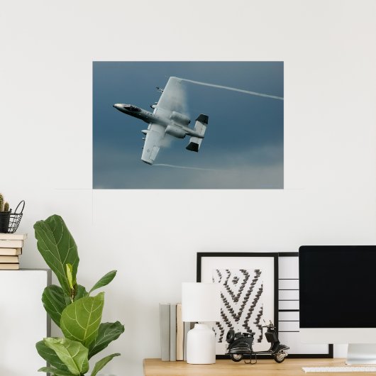 A-10 High Speed Maneuvers Poster (Thuiskantoor)