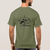 A-10 MILITAIR VLIEGTUIG T-SHIRT (Achterkant)