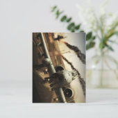 A-10 Thunderbolt Airplane Briefkaart (Staand voorkant)