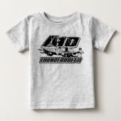 A-10 Thunderbolt II Baby Romper T-shirt (Voorkant)