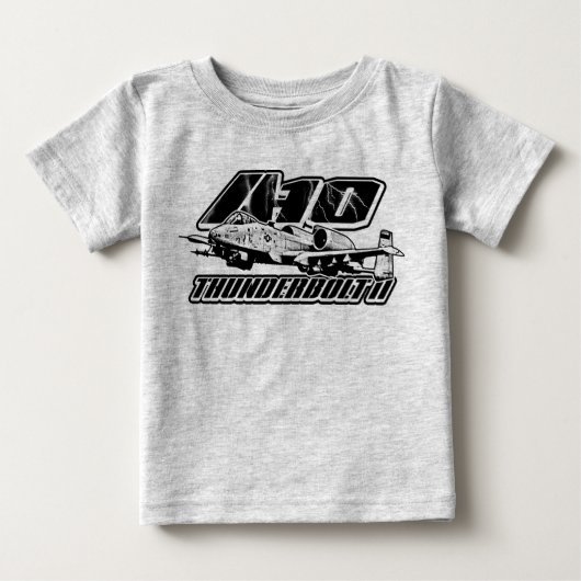 A-10 Thunderbolt II Baby Romper T-shirt (Voorkant)