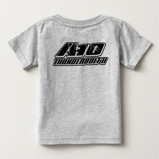 A-10 Thunderbolt II Baby Romper T-shirt (Achterkant)