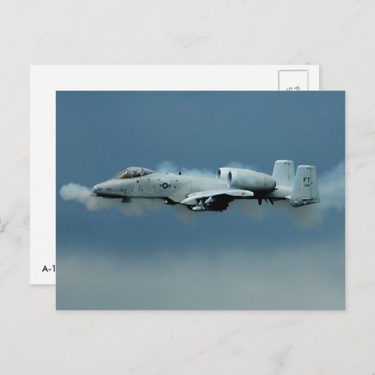 A-10 Thunderbolt II Briefkaart (Voorkant / Achterkant)