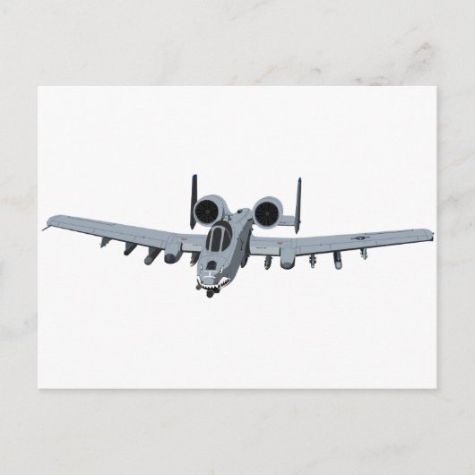 A-10 Thunderbolt II Briefkaart (Voorkant)