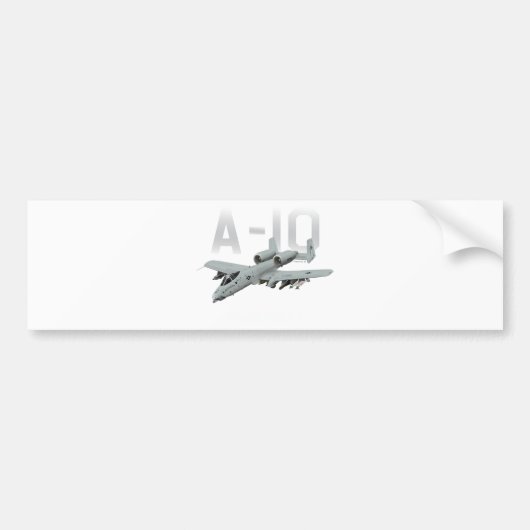 A-10 Thunderbolt II Bumpersticker (Voorkant)