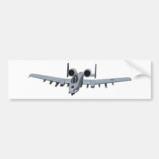 A-10 Thunderbolt II Bumpersticker (Voorkant)