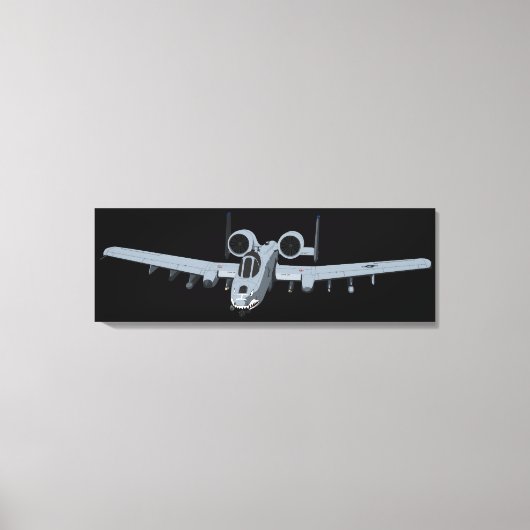 A-10 Thunderbolt II Canvas Afdruk (Voorkant)