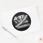 A-10 Thunderbolt II Classic Round Sticker Sticker (Envelop)