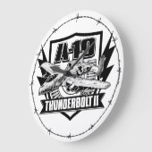 A-10 Thunderbolt II grote klok acryl wandklok (Hoek)