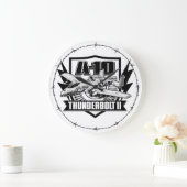 A-10 Thunderbolt II grote klok acryl wandklok (Huis)