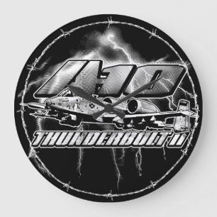 A-10 Thunderbolt II Grote klok Acrylwandklok