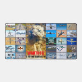 A-10 THUNDERBOLT II "MONTAGE" BUREAUMAT (Voorkant)