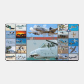 A-10 THUNDERBOLT II "MONTAGE" BUREAUMAT (Voorkant)