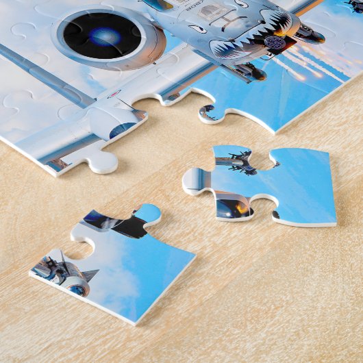 A-10 THUNDERBOLT II "MONTAGE" LEGPUZZEL (Zijkant)