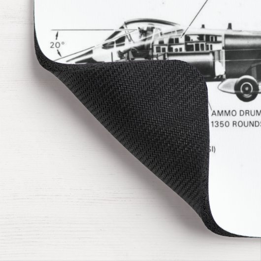 A-10 Thunderbolt II Muismat (Hoek)