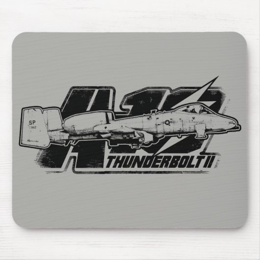 A-10 Thunderbolt II Muismat Mousepad (Voorkant)