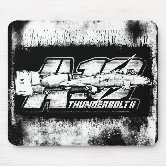 A-10 Thunderbolt II Muismat Mousepad (Voorkant)