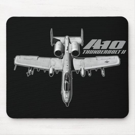 A-10 Thunderbolt II Muismat Mousepad (Voorkant)