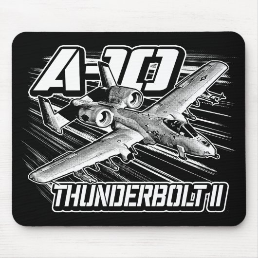 A-10 Thunderbolt II Muismat Mousepad (Voorkant)