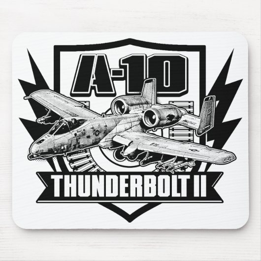 A-10 Thunderbolt II Muismat Mousepad (Voorkant)